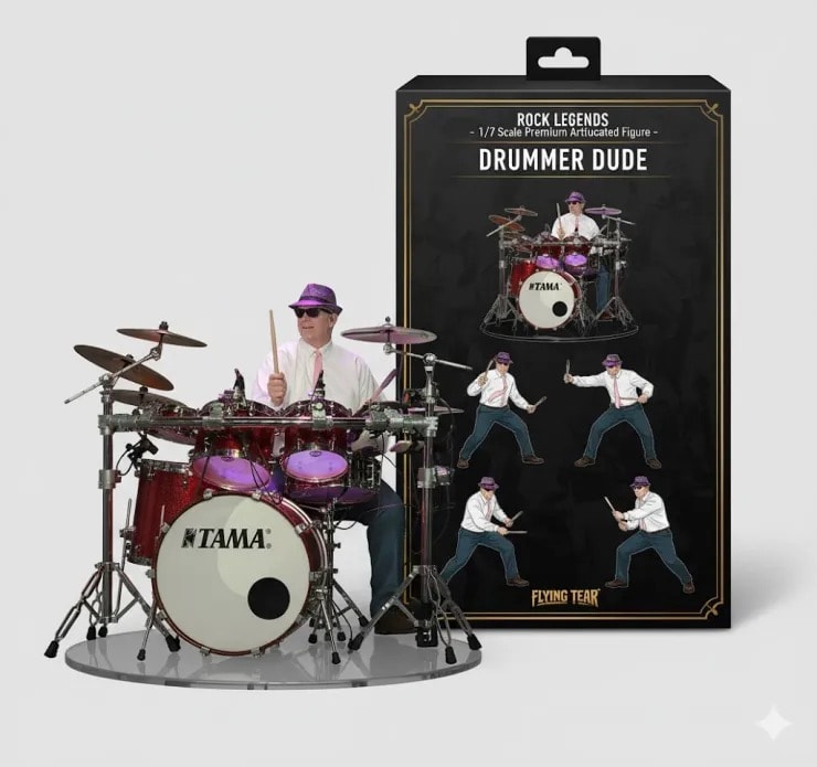 Rock Legends Figurine Series – Drummer Dude