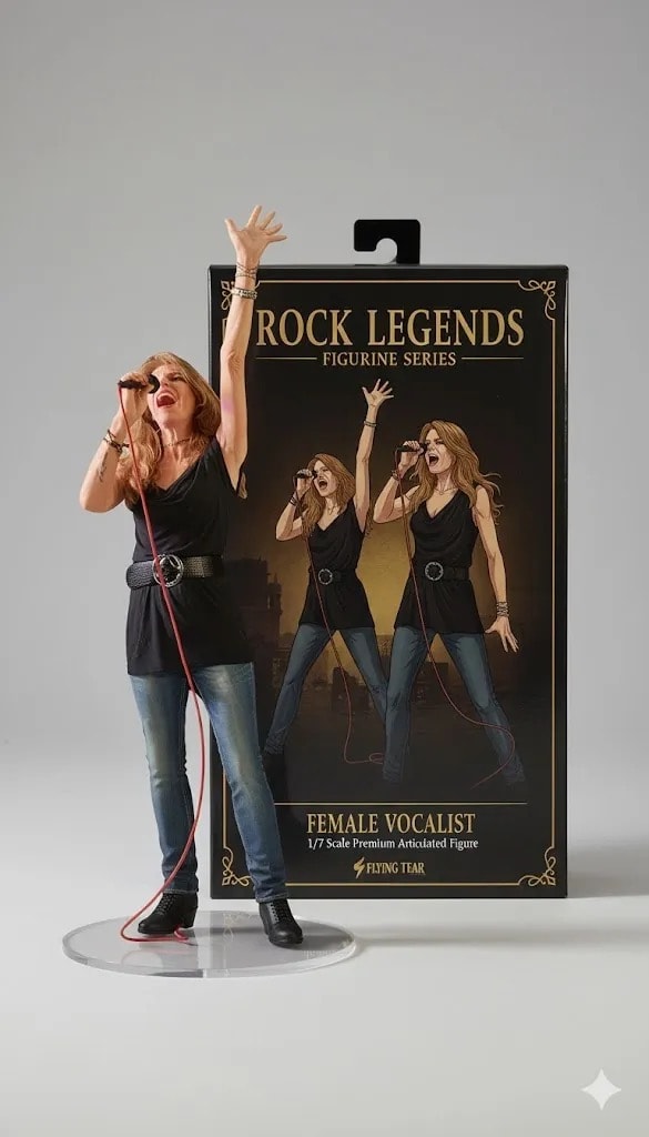 Rock Legends Figurine Series – Female Vocalist