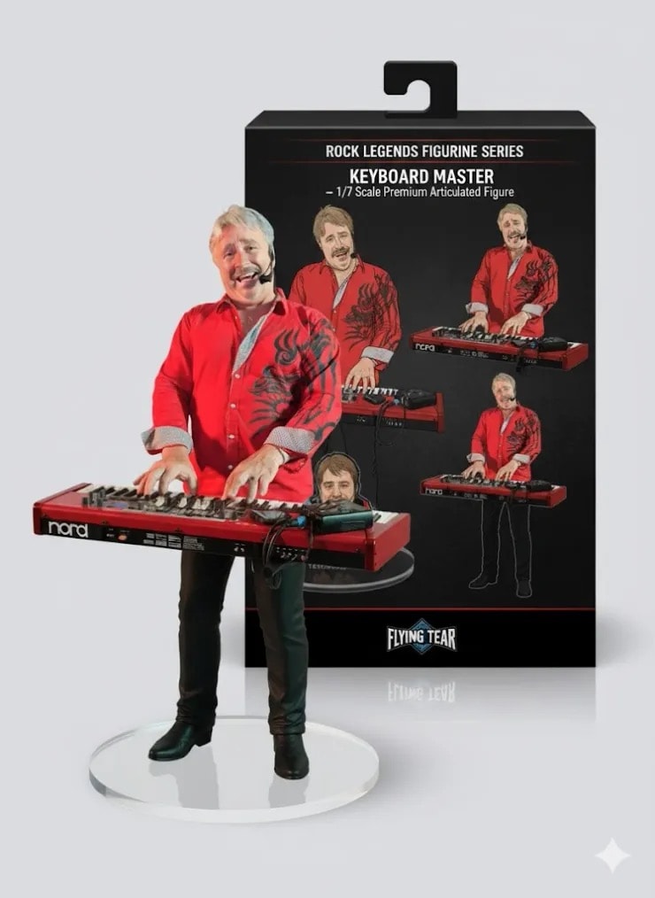 Rock Legends Figurine Series – Keyboard Master