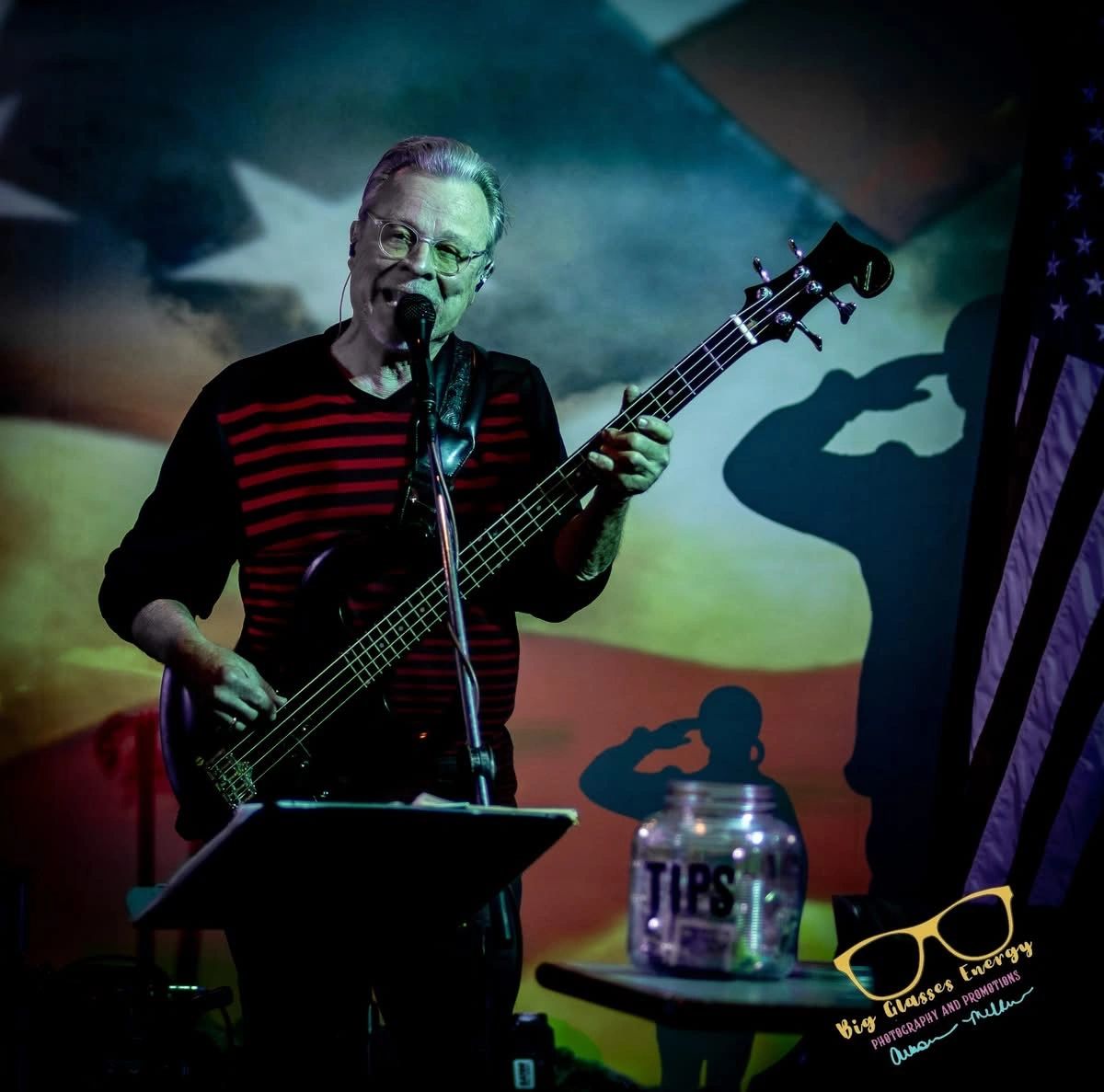 Flying Train Wreck live in Richfield – bassist